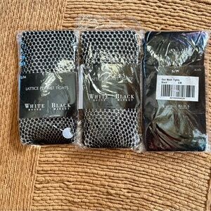 White House Black Market Tights Bundle 3 Pairs S/M New #115